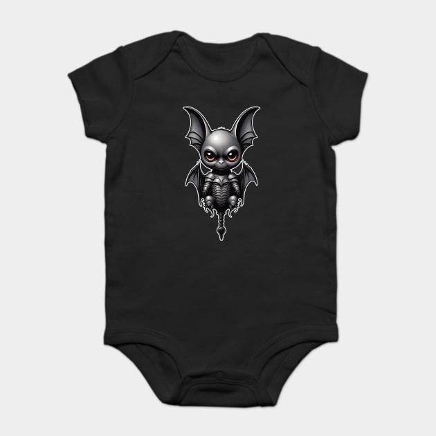 Sci-fi Bat 3 Baby Bodysuit by Grave Digs